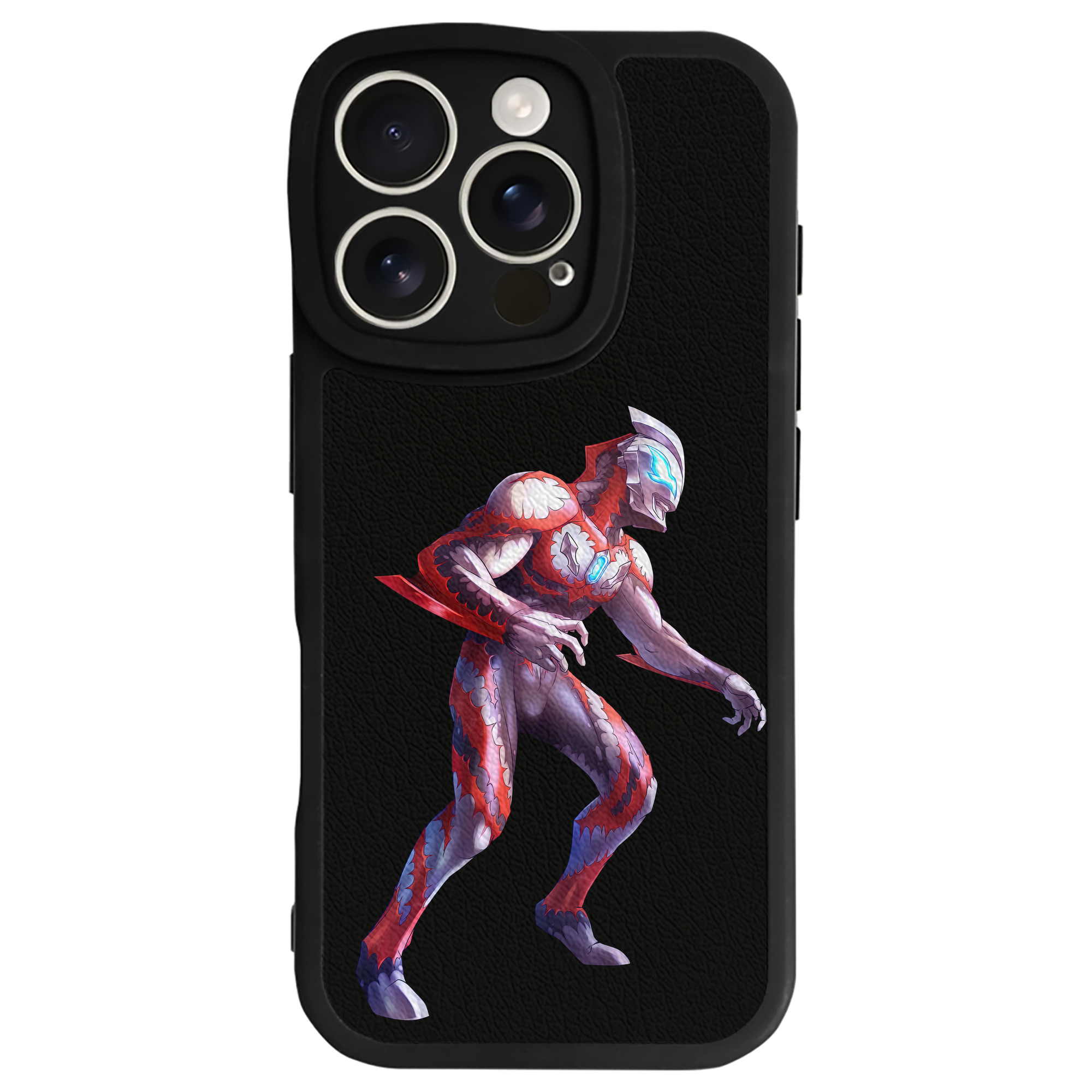 （画像用） ウルトラマン Ultraman 【iPhone 16シリーズ対応】シリコンスマホケース（レザー調） 材質：シリコン
